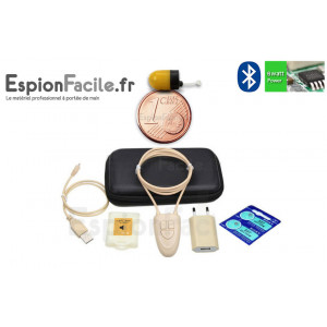 Oreillette Espion Nano Pièce d'inducteur GSM Indépendante Mini Ecouteur